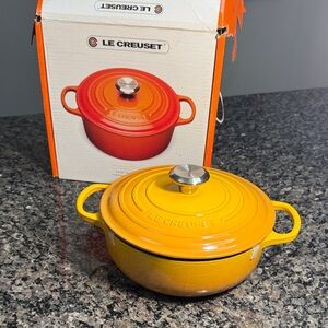 Le Creuset Nectar Sauteuse Round Dutch French Oven NEW 3.5